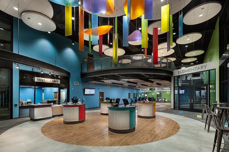 Building God’s Way designed the new 45,000-square-foot children’s ministry center of the Emmanuel Faith Community Church in Escondido, California. This photo is being used for non-commercial purpose and not in connection with selling a good or service.